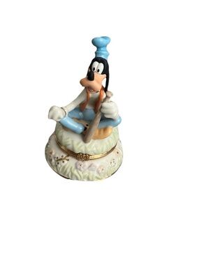 LENOX Disney PRACTICE WITH GOOFY Baseball Jewelry TREASURE BOX Trinket LN!!